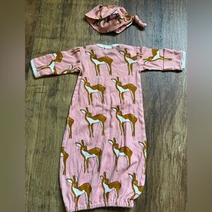 Milkbarn Rose Doe Baby Pajamas